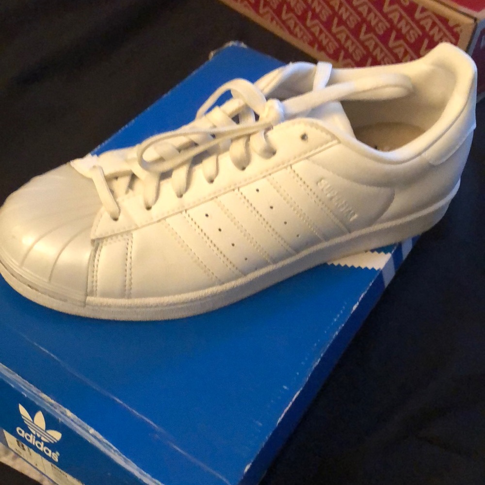 White Shell Toe Adidas